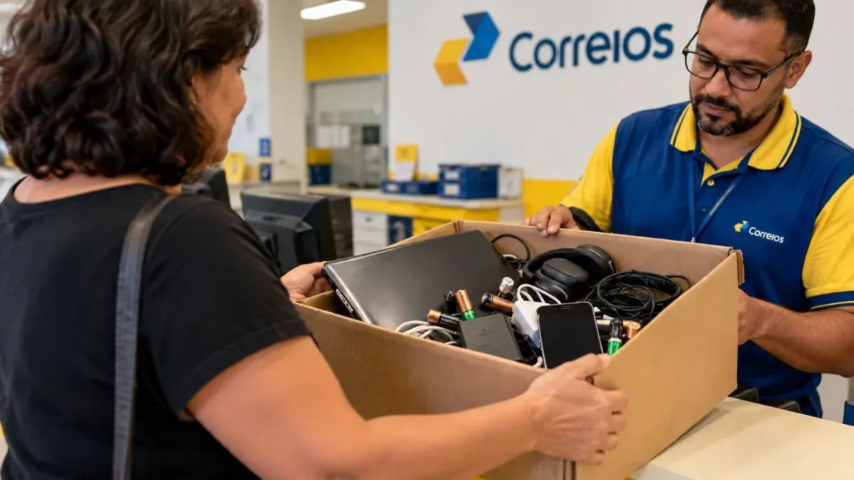 descarte de eeletronicos correios